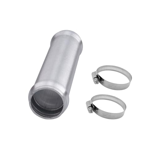 AC PERFORMANCE OD 1.25" Aluminum Tube Hose Joiner with Clamps - size: 1.25" (32mm)