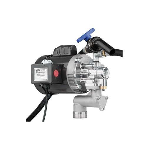 GPI - L5116 Heavy Duty Oil Transfer Pump for High Viscosity Fluids,16 QPM/4 GPM, 115/230 Volt AC (142100-01) - style: 4 GPM, 115 Volt/230 AC