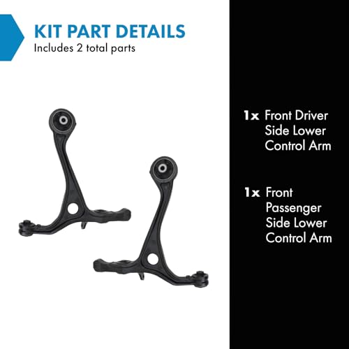 TRQ Front Lower Control Arm Driver and Passenger Side 2 Piece - style: PSA29075