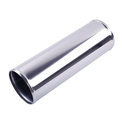 Aluminum Pipe Tube Intercooler Hose OD102mm(4"), 6061 Aluminu Air Intake Tube, Length 11.8" (300mm), Thickness 2mm Silver Aluminum Alloy Exhaust Pipe - size: OD102(4"), style: Straight