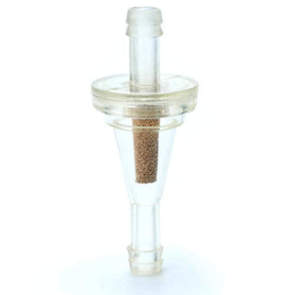 Inline Fuel Filter - Small Universal Fuel Filters (Pack of 2) for 1/4 Fuel Line Gas Engine Motorcycle Dirt Bike Scooter ATV Quads