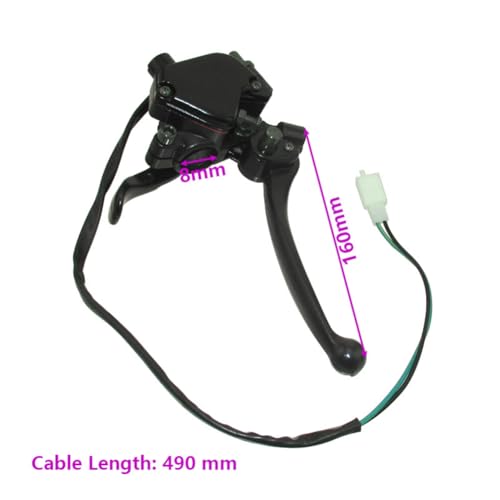 7/8'' 22mm Double Brake Lever Thumb Throttle for 50cc 70cc 90cc 110cc 125cc 150cc ATV Quad Taotao Sunl Roketa Roketa Coolster