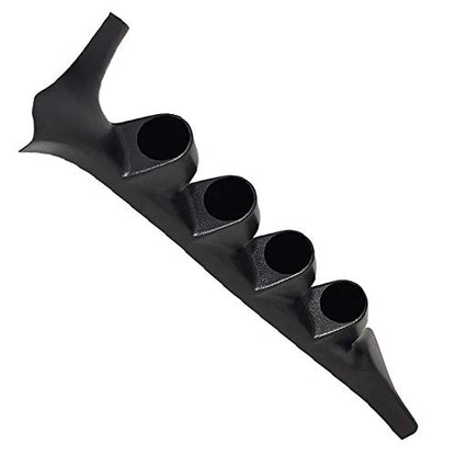 GlowShift Black Quad Pillar Gauge Pod Fits Ford F-Series 1992-1997