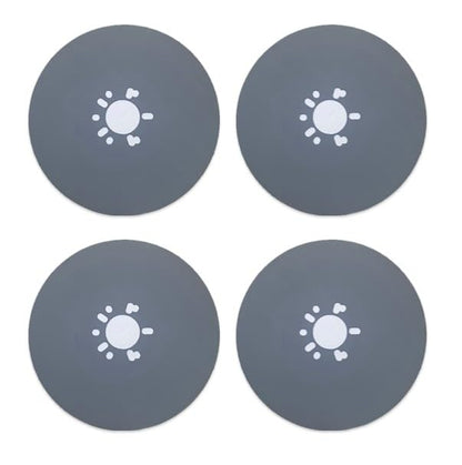 14's Wheel Dust Covers, Dust Plates, Dust Shields, 5 & 6 Lug Universal, Qty 1 = Set of 4