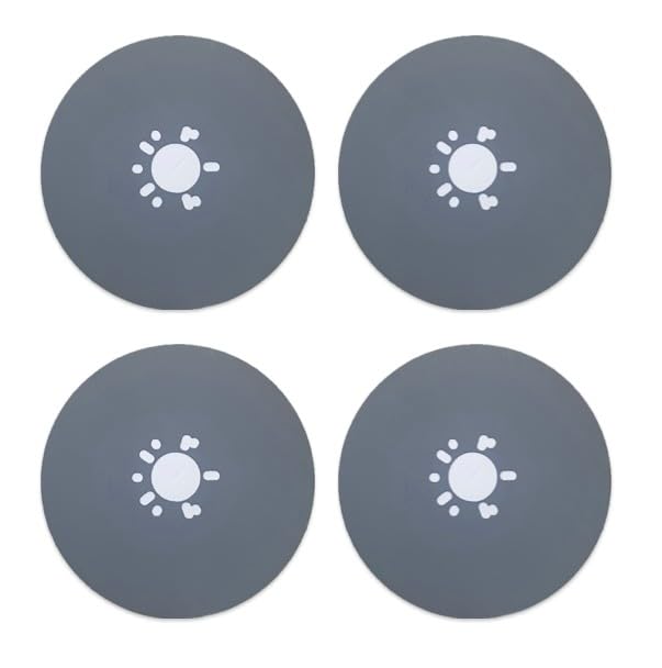 16's Wheel Dust Covers, Dust Plates, Dust Shields, 5 & 6 Lug Universal, Qty 1 = Set of 4