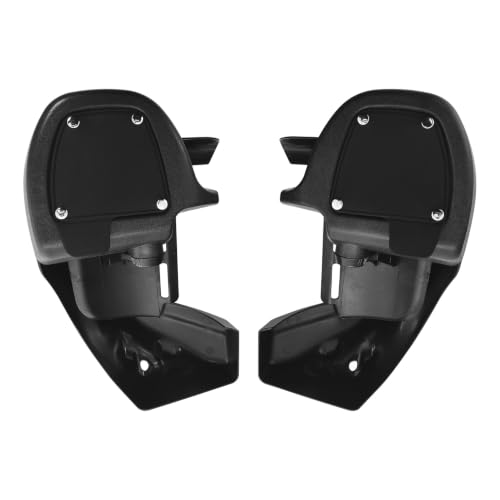 XFMT Motorcycle Lower Fairing w/Glove Box Fit For Harley Touring 1983-2013 - color: Vivid Black For Harley Touring '83-'13