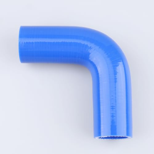 AC PERFORMANCE ID 1-1/8" 90° Degree Elbow Silicone Hose Coupler Blue - color: Blue, size: ID 1-1/8" (28mm)