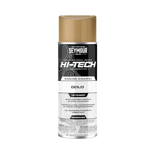 Seymour EN-50 Hi-Tech Engine Spray Paint, Universal Gold 12 Ounce (Pack of 1) - color: Universal Gold