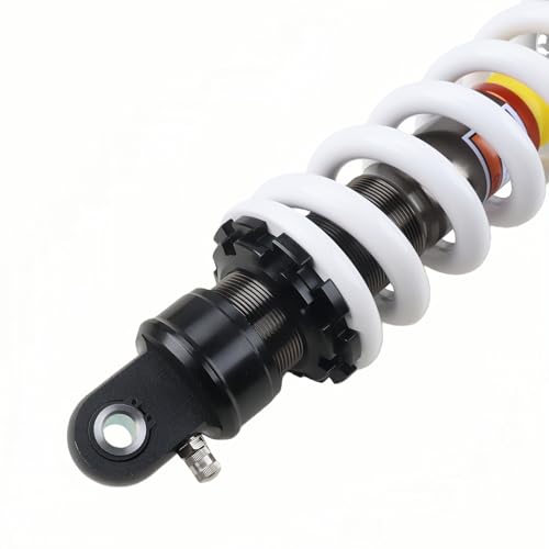 340mm (13.4") Universal Rear Shock Absorber, Adjustable Rebound & Preload Suspension 12mm HeavyDuty Spring for 70cc 90cc 110cc 125cc 150cc 250cc Dirt Bike Pit Bike Motorcycle ATV Quad