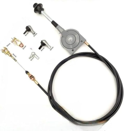 Bold Hand Throttle Controller Cable Auto Parts Sprinkler Diesel Truck Excavator Modification Custom Manual Throttle Cable Parts (1M) (3.5M Thicken) - color: 3.5M Thicken