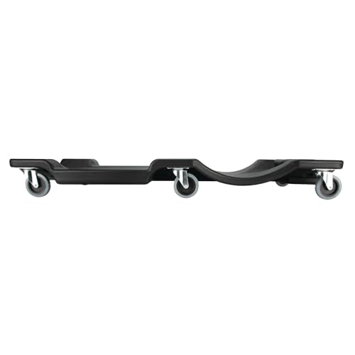 Performance Tool W85006 40 in. Plastic Mechanics Creeper Black - style: 40" 6-Casters Plastic