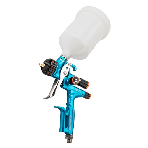 HVLP Automotive Refinishing Spray Gun PRD-716 1.3mm Nozzle Paint Spray Gun, Blue - color: Blue-standard