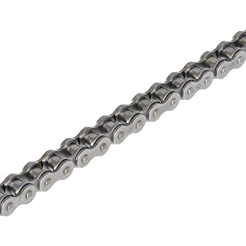 JT Chain JTC420HDR108SL (420 Series) Black Steel 108 Link Heavy Duty Non O-Ring Chain with Connecting Link - size: 108-Links
