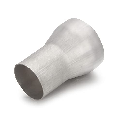A-KARCK Exhaust Adapter Connector 2" ID to 3“OD, Exhaust Pipe Reducer 4" Overall Length 304 Stainless Steel - size: 2" ID to 3" OD