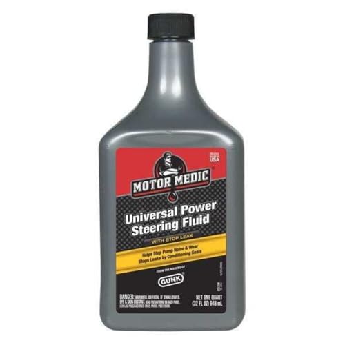 Motor Medic M2732 Universal Power Steering Fluid with Stop Leak - 32 oz. - size: One Each, 32 oz.