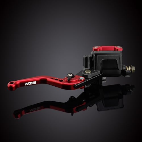 MZS Universal 7/8 Motorcycle Clutch Cable Brake Master Cylinder Levers Set