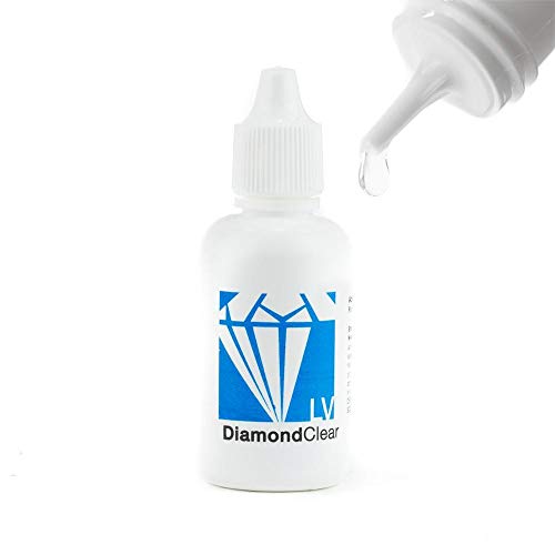 DiamondClear Windshield Repair Resin LV, Automotive Nano Fluid Glass Filler for Fixing Chips, Cracks and Star Breaks, Windscreen Crack Repair - Clear - 30cc