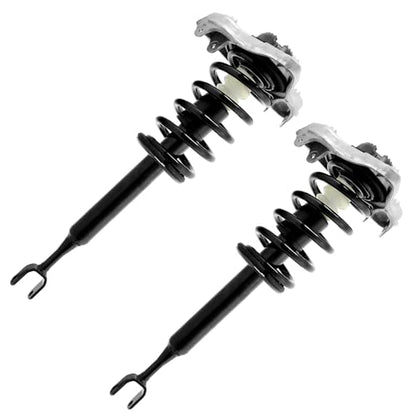 Detroit Axle - Front Struts with Coil Springs for 2002-2008 Audi A4 Quattro - size: 11070x2/Pair