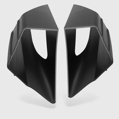WOOGA Motorcycle Side Winglet,Motorcycle Side Spoiler Front Fairing Aerodynamic Winglets Air Deflector Wing Compatible with Ho&n&da CBR650R 2019-2023 Su&zu&ki GSX250R (Matte Black) - color: Matte Black