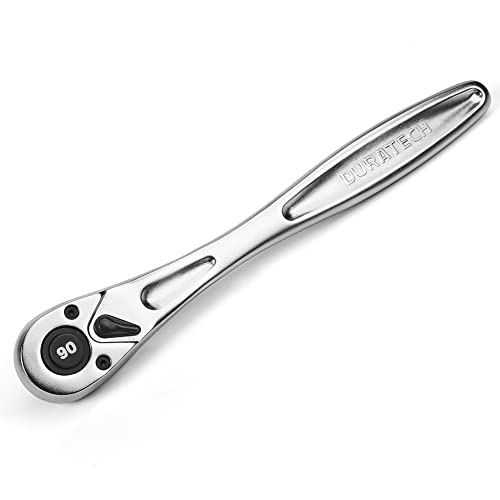DURATECH 3/8-Inch Drive Ratchet Handle, Ratchet Socket Wrench - size: 3/8"(Matte)