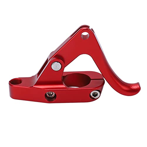 Throttle Thumb Assembly, CNC Finger Throttle Clutch Lever, ATV Throttle Lever Thumb Controller Replacement for Dirt Bike ATV Quad (Red)