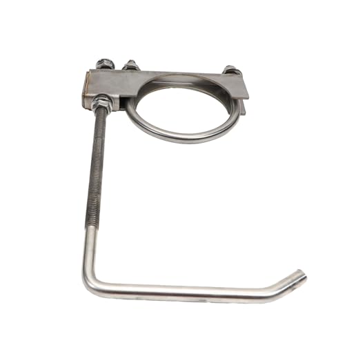 4 Holes Exhaust Rubber Hanger & 3" Exhaust Clamp with Hanger - size: 1Pcs 3.0 Inch