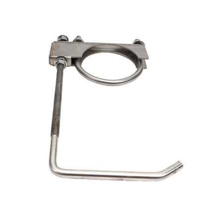 4 Holes Exhaust Rubber Hanger & 3" Exhaust Clamp with Hanger - size: 1Pcs 3.0 Inch