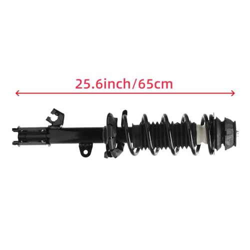 Front Complete Struts Assembly with Coil Spring Compatible with Versa 2012-2019 & Versa Note 2014-2019, Front Shock Absorbers Pair Replacement, 1333584L 1333584R