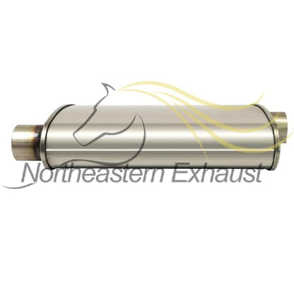 Northeastern Exhaust 409-Grade Stainless Steel Cat-Back Muffler System Compatible for 2005-2010 Chrysler 300 2.7L 3.5L, Free Clamps Included