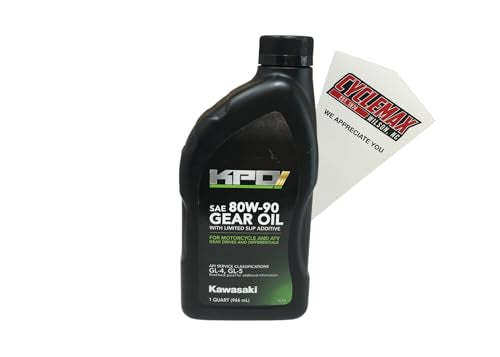 Kawasaki KPO Gear Oil with Limited Slip Additive, Quart, 80W-90 K6103G-103-01Q