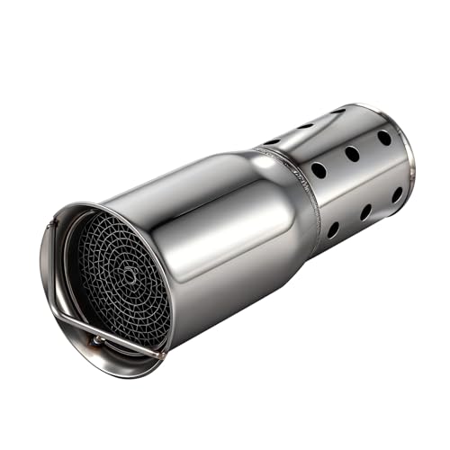 1PCS Exhaust Baffle Silencer DB Killer Muffler Fit for 2 inch Exhaust Pipe - size: 1-Pack Style E