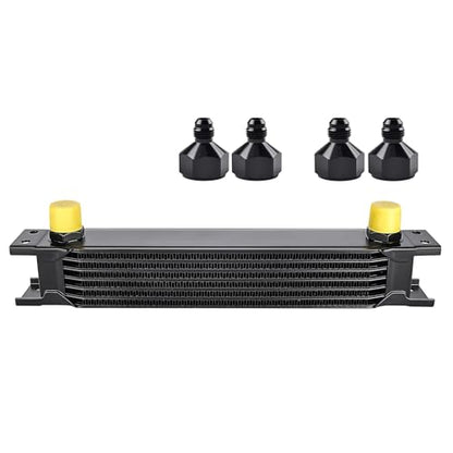 EVIL ENERGY 7 Row Oil Cooler, 10AN Engine Oil Cooler Universal - size: 7 Row