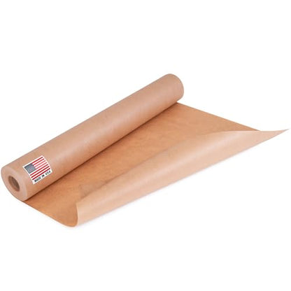 18" x 60 yd Kraft Masking Paper Roll for Painting - size: 18" x 60 Yards