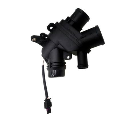 Engine Coolant Thermostat Housing Assembly LR117568,Compatible with Land Rover Jaguar Velar LR4 Discovery5 16 THERMOSTAT 3.0L, Replaces LR107288 LR069809 LR095895 AJ814048 AJ813986