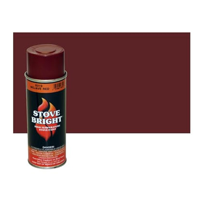 Stove Bright High Temp Spray Paint, Metallic, Up To 1200 Degrees, 12 Ounce (Pack of 1), 6319 - Mojave Red - color: 6319 - Mojave Red