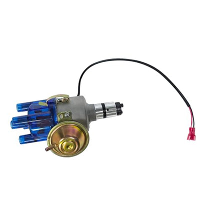 034 Vacuum Advance Electronic Distributor Compatible with VW Bug Beetle Campmobile Fastback Karmann Ghia Squareback Transporter 1954-1979, Replaces 0231170034 0231170034EL Blue - color: 1# Blue 034 0231170034