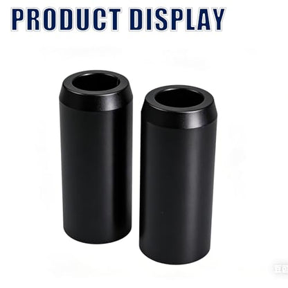 Motorcycle Crash Bar Sliders End Caps Derlin for Harley Touring Softail Sportster 1.25" Engine Guard Saddlebag Guard M12 2PCS (Black 1.25-inch) - color: Black 1.25-inch