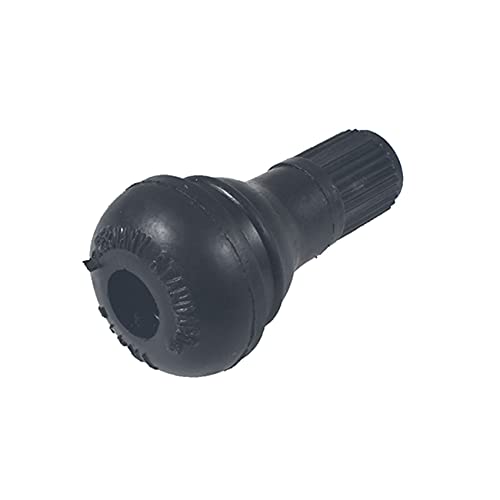 100Pcs TR412 Black Rubber Snap-in Short Tire Valve Stem