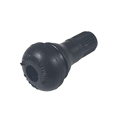 100Pcs TR412 Black Rubber Snap-in Short Tire Valve Stem