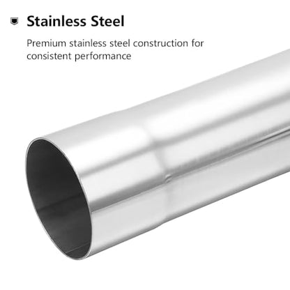 A-KARCK Exhaust 45 Degree Tube 2" OD 2 Pack, Stainless Steel Exhaust Pipe Mandrel Bend, Custom Your Own Exhaust System - size: 2.0", style: 45 Degree - 2pcs