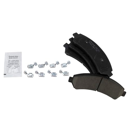 TRQ Front and Rear Ceramic Brake Pad and Rotor Set - style: BKA11102