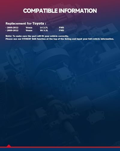 KAX Complete 4 Piece Front and Rear Strut Assembly Kit for 2009-2012 Toyota Venza, 2x Shock Absorber Struts with Coil Spring, 2x Shock Absorber Struts, Full Set Replaces All 4 Corners - size: 2009-2012 Toyota Venza-4 PCS