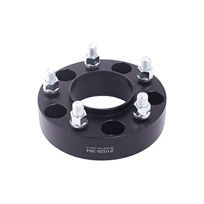 4X Black 5x100 Hubcentric Wheel Spacers 1.5 Inch 12x1.5 Studs 54.1mm Hub - size: 1.5 Inch-Pack of 4