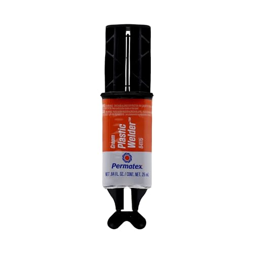 Permatex 84115 5-minute Plastic Weld Adhesive, 0.84 oz.,Black - size: 0.84 Fl Oz (Pack of 1)
