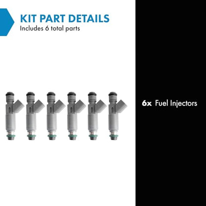 TRQ Fuel Injector Set - style: FIA58810