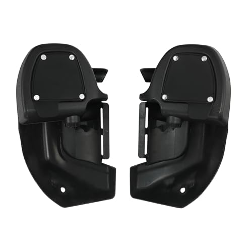 TCT-MOTORPARTS Lower Vented Fairing Glove Box Fit For Harley Street Glide Road King Electra Glide Ultra Classic FLHTC1983-2013 - color: Matte Carbon Fiber