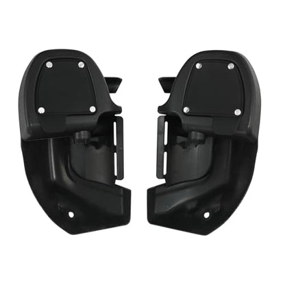 TCT-MOTORPARTS Lower Vented Fairing Glove Box Fit For Harley Street Glide Road King Electra Glide Ultra Classic FLHTC1983-2013 - color: Matte Carbon Fiber