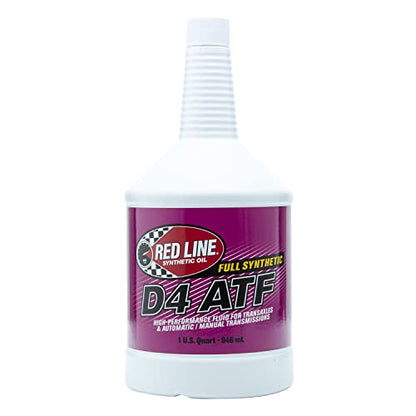 Red Line 30504 D4 Synthetic Automatic Transmission Fluid (ATF) - 1 Quart - size: 1 Quart (32 Ounces)