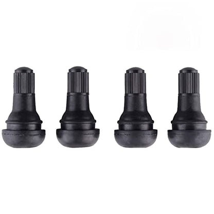Beduan TR413 Snap-in Tire Valve Stem for Tubeless 0.453" 11.5mm Rim Holes Standard Vehicle Tyres (Pack of 4) - color: 4pcs, size: TR413