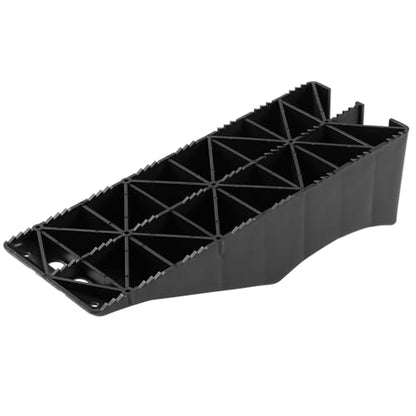 VEVOR 1Piece Vehicle Ramp 20000 lbs/9 Ton Capacity Car Service Ramp, Effortlessly Lift 5.5" High, Durable Nonslip & Portable, for Routine Tire Replacement Repairs, Work with Tandem Wheel Vehicles